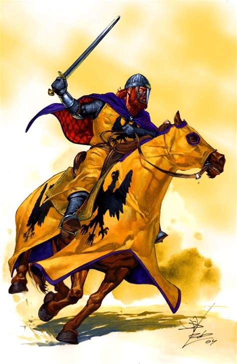 Holy Roman Emperor Barbarossa Crusade War Knight Medieval Knight