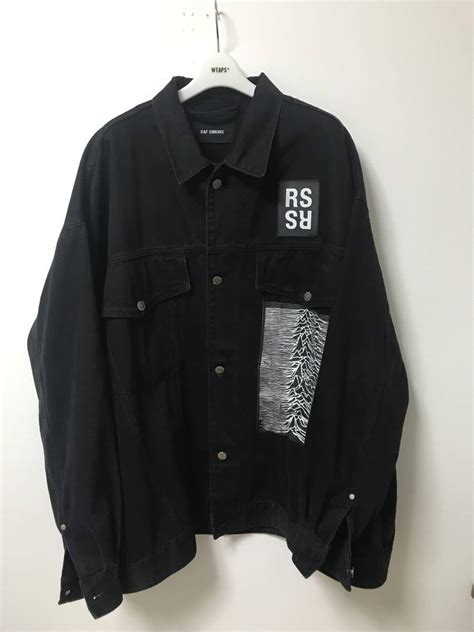 Raf Simons ラフシモンズ 18ss Joy Division ジョイ ディヴィジョン プリントオーバーサイズデニムジャケット シャツジャンパー、ブルゾン｜売買されたオークション