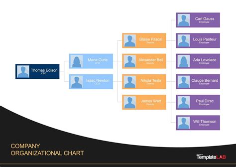 40 Organizational Chart Templates Word Excel Powerpoint Throughout