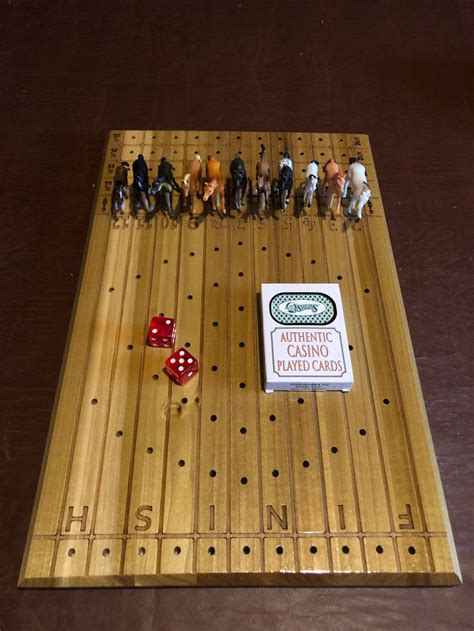 Horse Racing Dice Game Pony Pegs Etsy Horse Race Game Dice