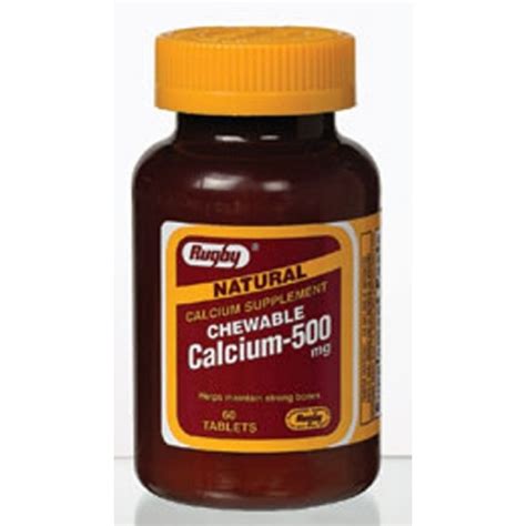 Backed by 40 years of nutritional science to bring you a complete multivitamin. Rugby Calcium Supplement with Vitamin D - 536688908