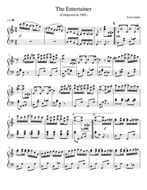 Classical sheet music for piano pdf download. The_Entertainer Sheet music for Piano | Download free in PDF or MIDI | Musescore.com