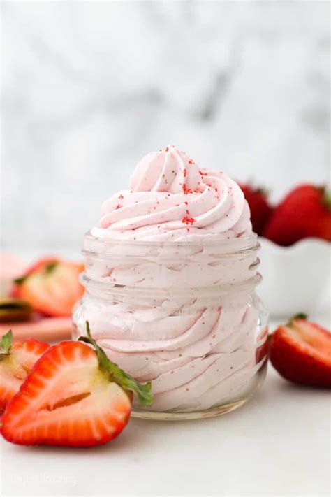 Easy Strawberry Whipped Cream Beyond Frosting
