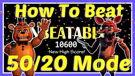 Fnaf Ucn How To Beat 50 20 - How to BEAT 50/20 Mode FNAF UCN ♡ Ultimate Custom Night's Ultimate