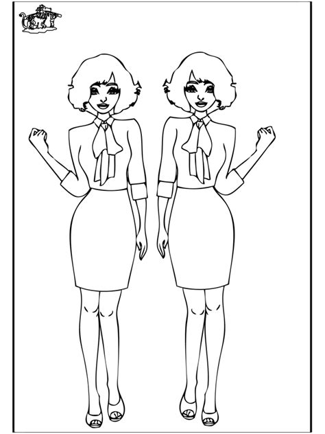 Download Coloring page model - Og flere