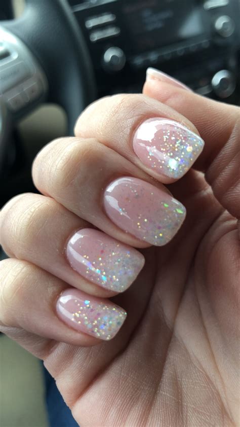 Ombre Nails With Glitter A Trendy And Sparkly Manicure