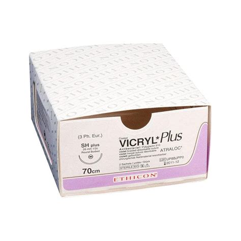 Buy Ethicon Vicryl Plus Sutures Usp 1 12 Reverse Cutting Heavy Vp