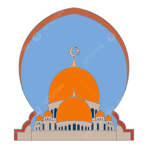 Mosques Clipart Vector Beautiful Mosque Vector Design With Transparent