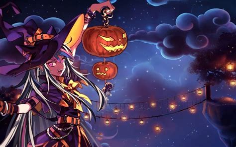 Halloween Anime Pc Wallpapers Wallpaper Cave