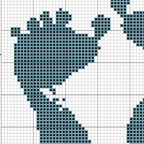 Models stitched on 32 ct. Charts Club Members Only:Baby Boy Feet Cross Stitch ...