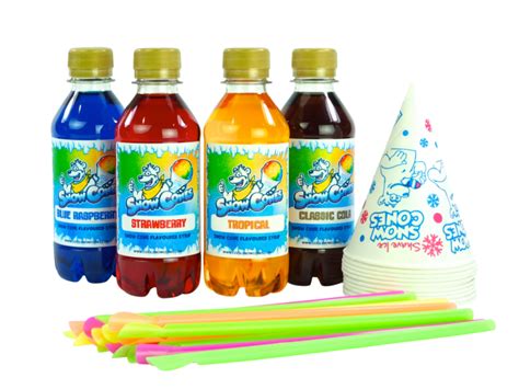 Home Snow Cone 250ml Syrup Rainbow 4 Pack