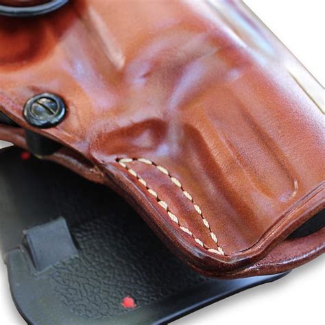 Buy Leather Paddle Owb Revolver Holster With Retention Strap Fits S W Pc Mod Mag Shot