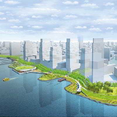 The project, located on hunter's point south of the anable basin, is a joint project sponsored by the port authority of new york & new jersey (panynj). Queens West Open Space Master Plan - SWA/Balsley
