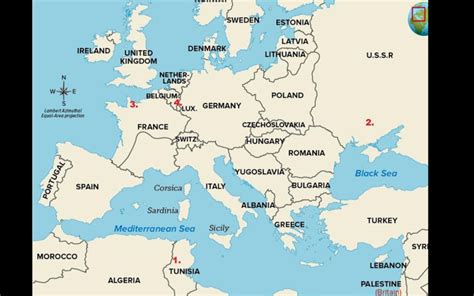 History Ch 12 Wwii The War In Europe Map Diagram Quizlet