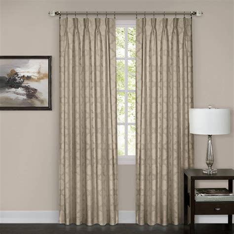 Floral Pattern Pinch Pleated Drapes Cindy Adds Pinch Pleat Draperies