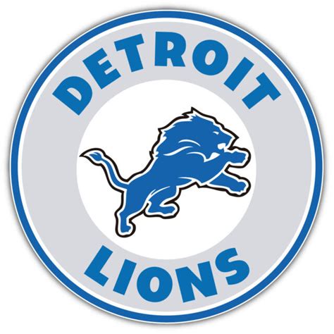 Detroit Lions Nfl Sport Combo Logo Car Bumper Sticker Decal Sizes Ebay