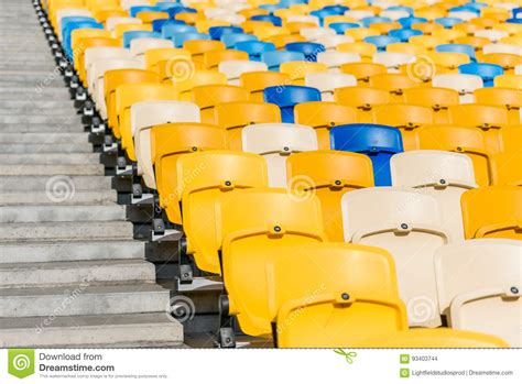 Seats And Stairs Of Amphitheater Royalty Free Stock Photography