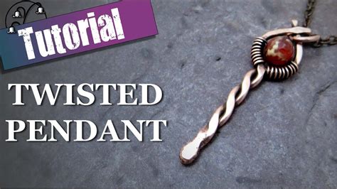 How to make a dutch door card | diy card tutorial by ink it up with jessica. Twisted Pendant - YouTube | Wire jewelry making, Wire ...