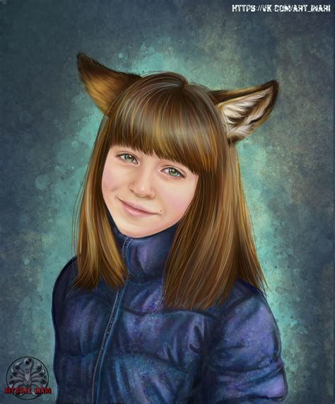 Girl Fox Commission By Kitsune Inari Sama On Deviantart