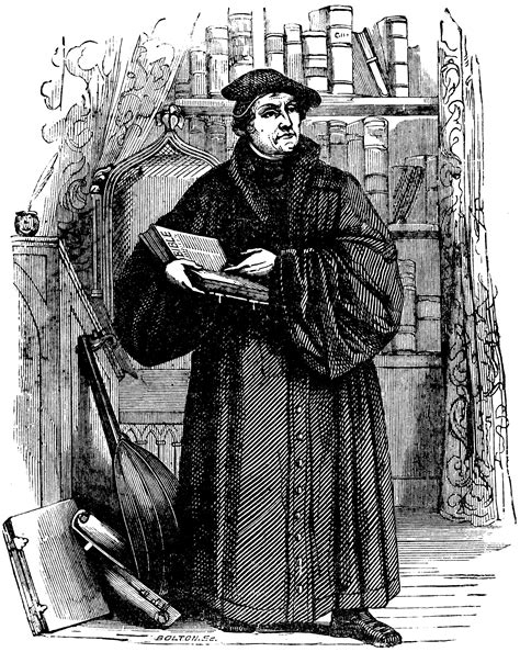 Wie hat er die reformation gestartet? Martin Luther | ClipArt ETC