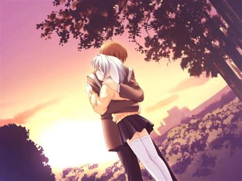 Image of cute anime couple hugging extracted bycielly by. Strange Facts: Anime Couple Hugging Pictures & Anime ...