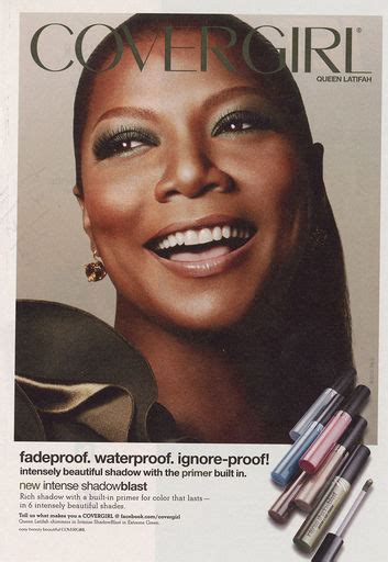 Ad For Covergirl Makeup Featuring Queen Latifah Adler Hip Hop Archive