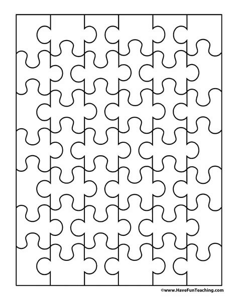 Printable Interlocking Puzzle Pieces Printable Crossword Puzzles Gambaran