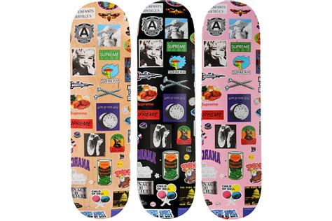 Supreme Stickers Skateboard Deck Set Ss21 Gb