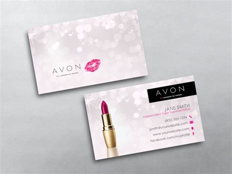 Make a lasting impression with quality cards that wow.dimensions: Avon Business Cards | Free Shipping