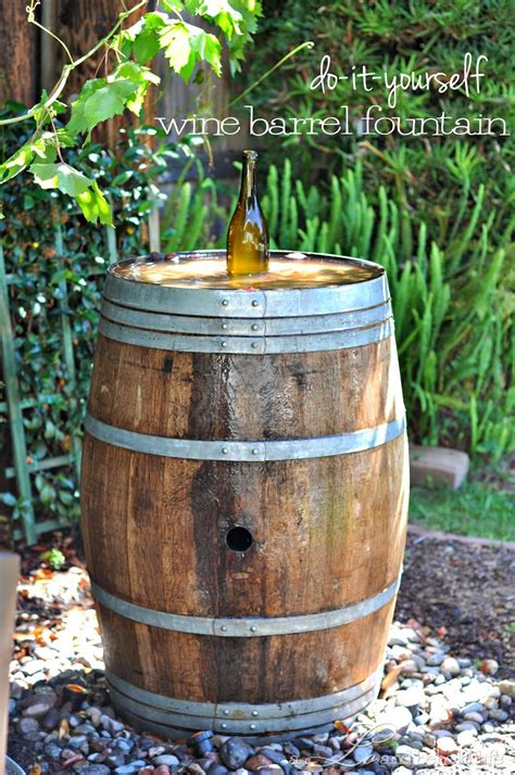 Check spelling or type a new query. Wine Barrel Water Fountain | Barrel fountain, Diy fountain ...