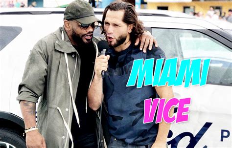 Pic Jorge Masvidal With Long Hair Yoel Romero In Disguise