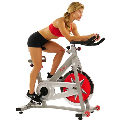 Sunny Health Fitness Chain Drive Indoor Cycle Bike W Lb Flywheel Walmart Com