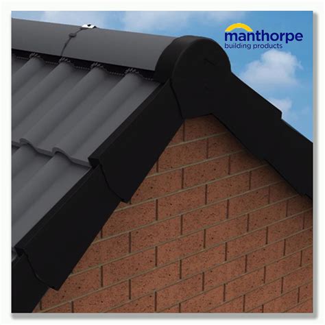 Dry Verge Manthorpe Gable Apex Roof Tile Plastic End Cap Ebay