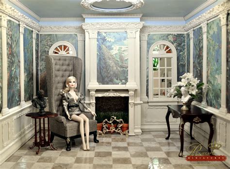 A bedroom that matches your personality and style puts you in your best mood and encourages restful sleep. Hand Crafted 1:6 Scale Room Box for Barbie or Fashion Roya ...