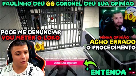 TENSO PAULINHO FALOU SOBRE Seu GG Na DELEGACIA CORONEL FUSION DEU