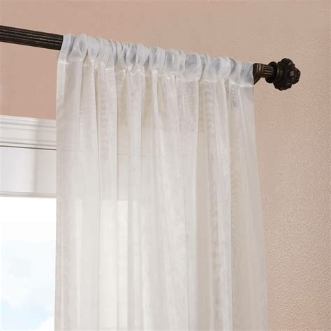 When measuring the width, double or triple the width of your window depending how billowy you want them. Breakwater Bay Lumbrook Double Layered Sheer Single ...