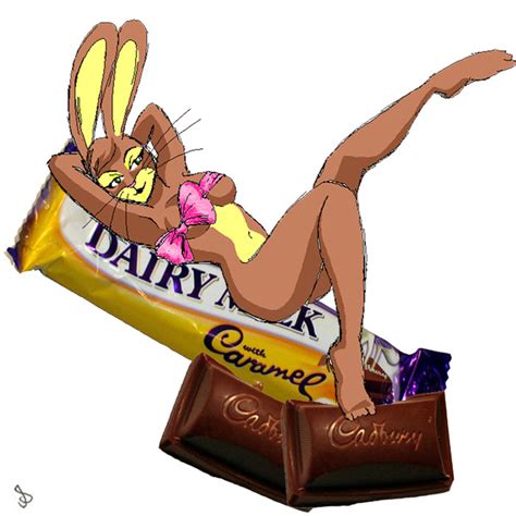 rule 34 bunny cadbury cadbury caramel bunny commercials rabbit tagme 356541