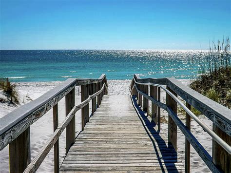 Pensacola Beach Boardwalk Photograph By Sam Nettles Fine Art America