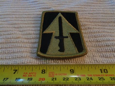76th Infantry Brigade Combat Team Subdued Patch With Hook And Loop