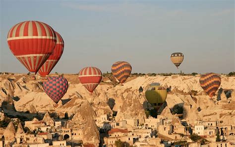 Hot Air Balloons At Cappadocia Turkey