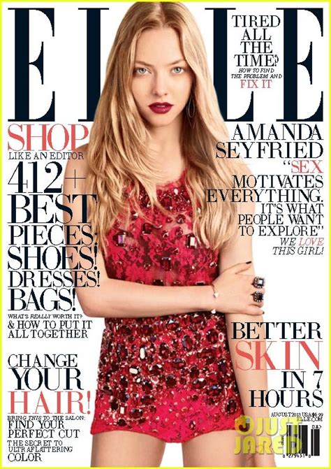 Amanda Seyfried To Elle Sexual Attraction Is A Must Photo