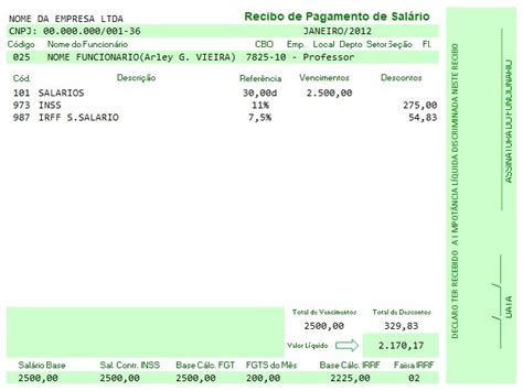 Este manual foi cuidadosamente elaborado pela elpis informática, com a intenção de garantir ao usuário, todas as orientações necessárias para que possa usufruir ao máximo de todo o potencial do seu sistema gerencial integrado athenas3000. Holerite Contra-cheque Folha De Pagamento Editável No ...