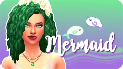 Sims 4 Create A Sim Mermaid Youtube