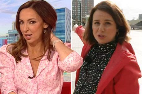 Tv Presenter Weathers Nipple Storm Wardrobe Malfunction During Live Forecast Daily Star