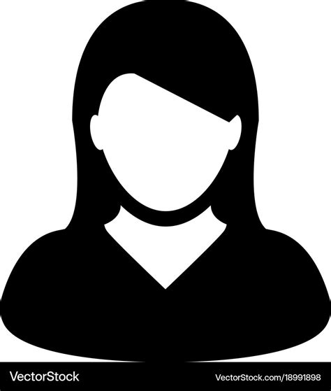 User Icon Female Person Symbol Profile Avatar Sign