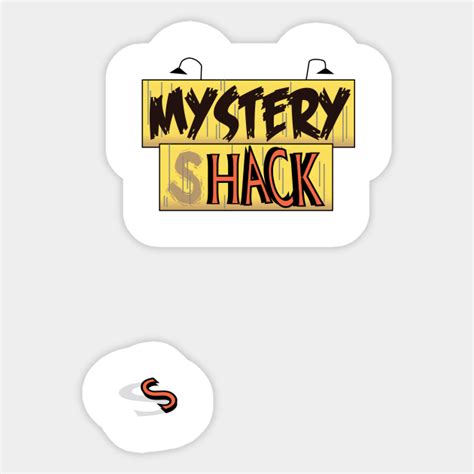 Home Décor What Is The Mystery Shack Gravity Falls Sticker Home And Garden
