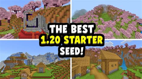 Best Starter Seed For Minecraft 1 20 Bedrock Java Mcpe Xbox Switch Playstation Pc Youtube