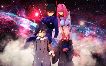 Perfect screen background display for desktop, iphone, pc, laptop, computer, android phone, smartphone, imac, macbook, tablet, mobile device. Hiro And Zero Two Wallpaper Phone - RankTechnology