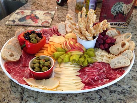 Party Food Appetizers Appetizer Recipes Meat And Cheese Tray