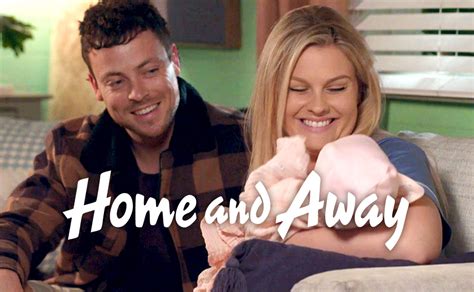 Home And Aways Dean And Ziggy Reveal Baby Name